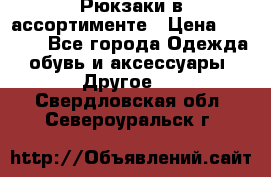 Рюкзаки в ассортименте › Цена ­ 3 500 - Все города Одежда, обувь и аксессуары » Другое   . Свердловская обл.,Североуральск г.